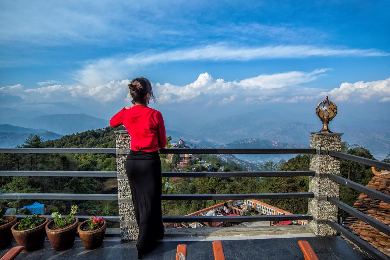 Peaceful Cabaña&Cafe Du Mont Nagarkot Exterior foto