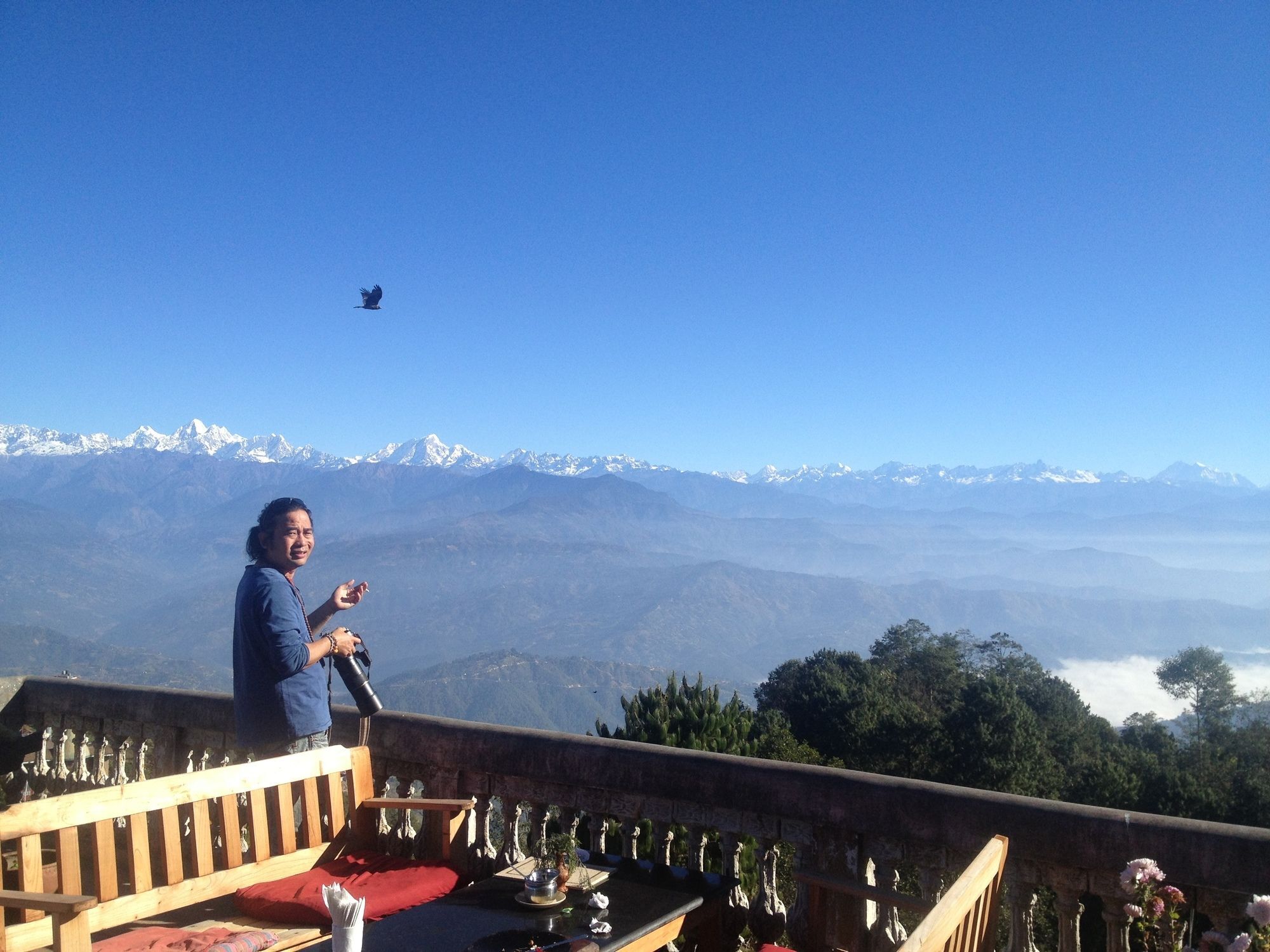 Peaceful Cabaña&Cafe Du Mont Nagarkot Exterior foto