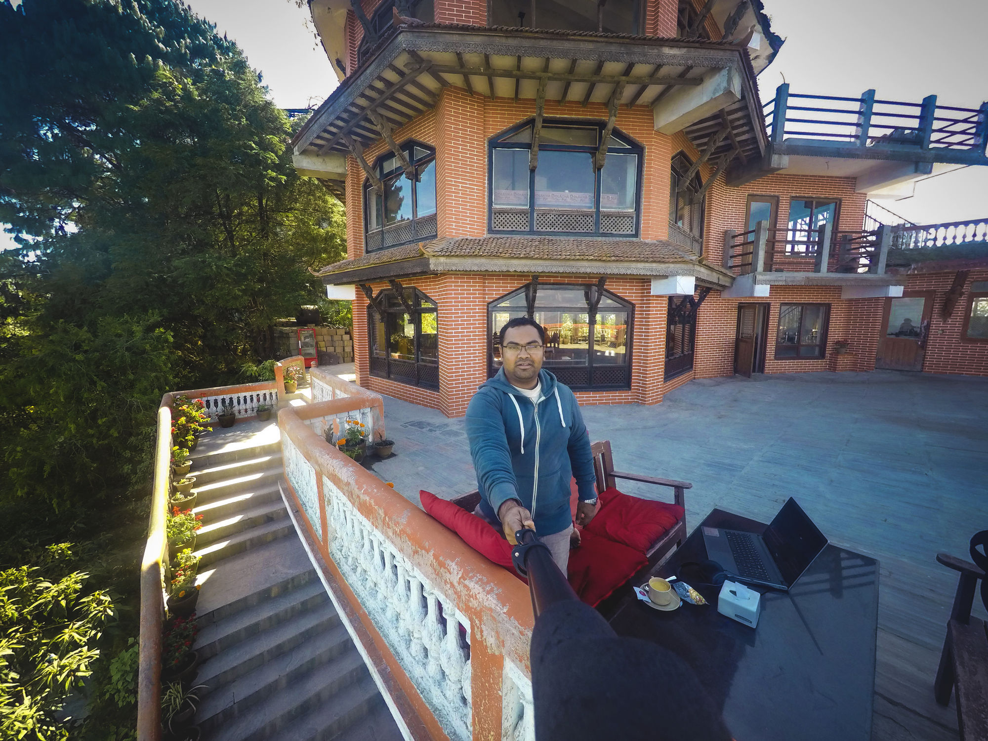 Peaceful Cabaña&Cafe Du Mont Nagarkot Exterior foto