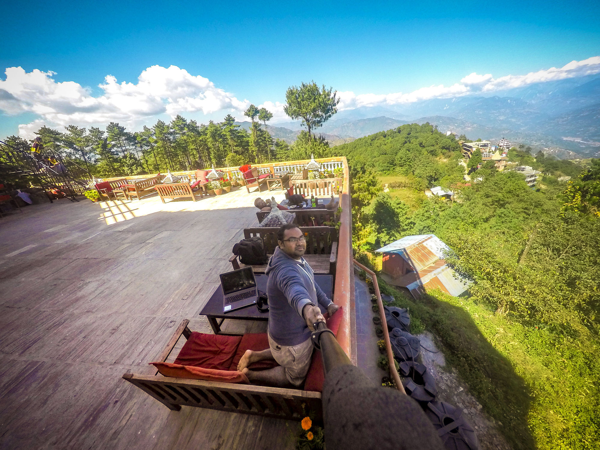 Peaceful Cabaña&Cafe Du Mont Nagarkot Exterior foto