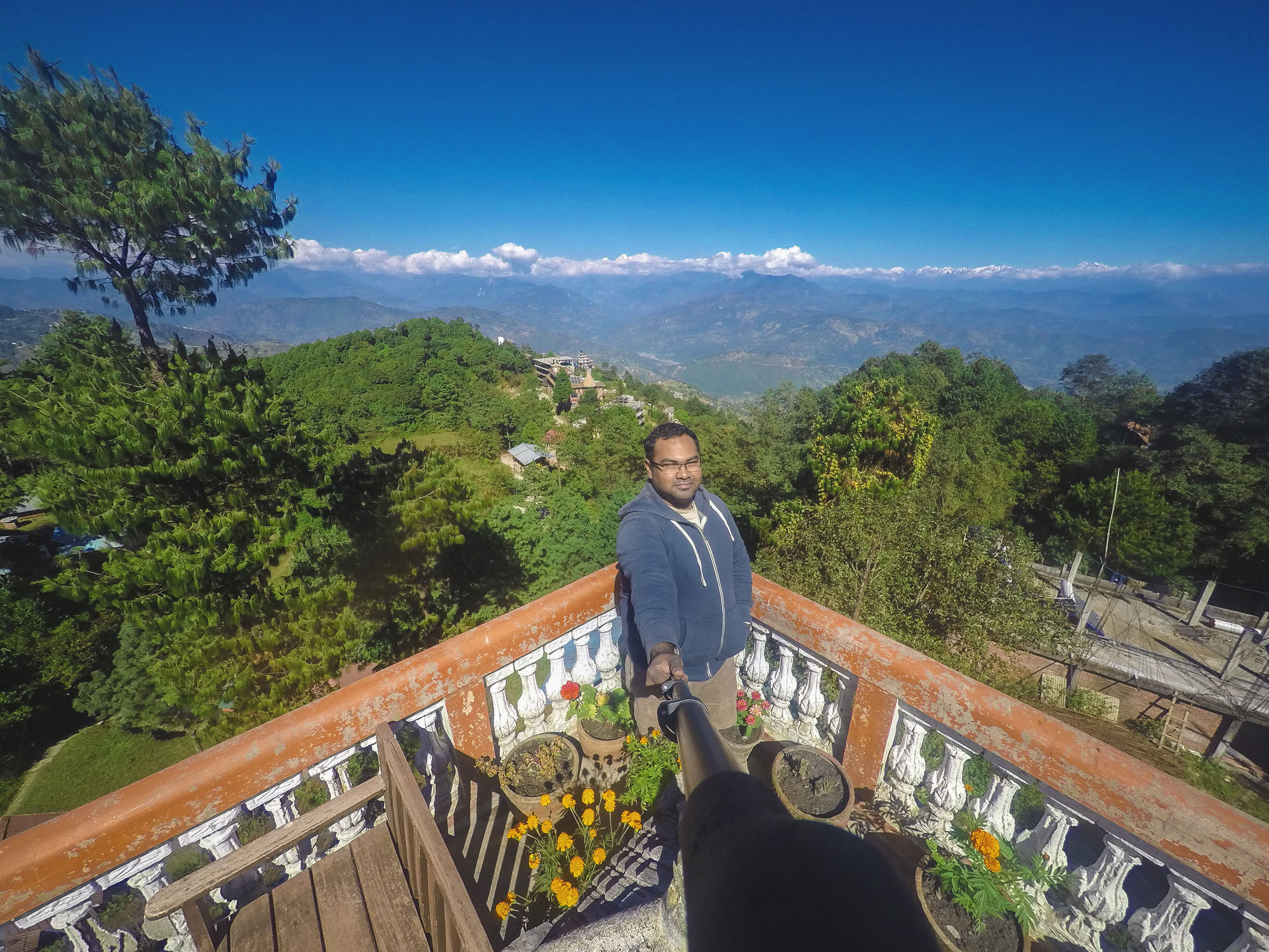Peaceful Cabaña&Cafe Du Mont Nagarkot Exterior foto